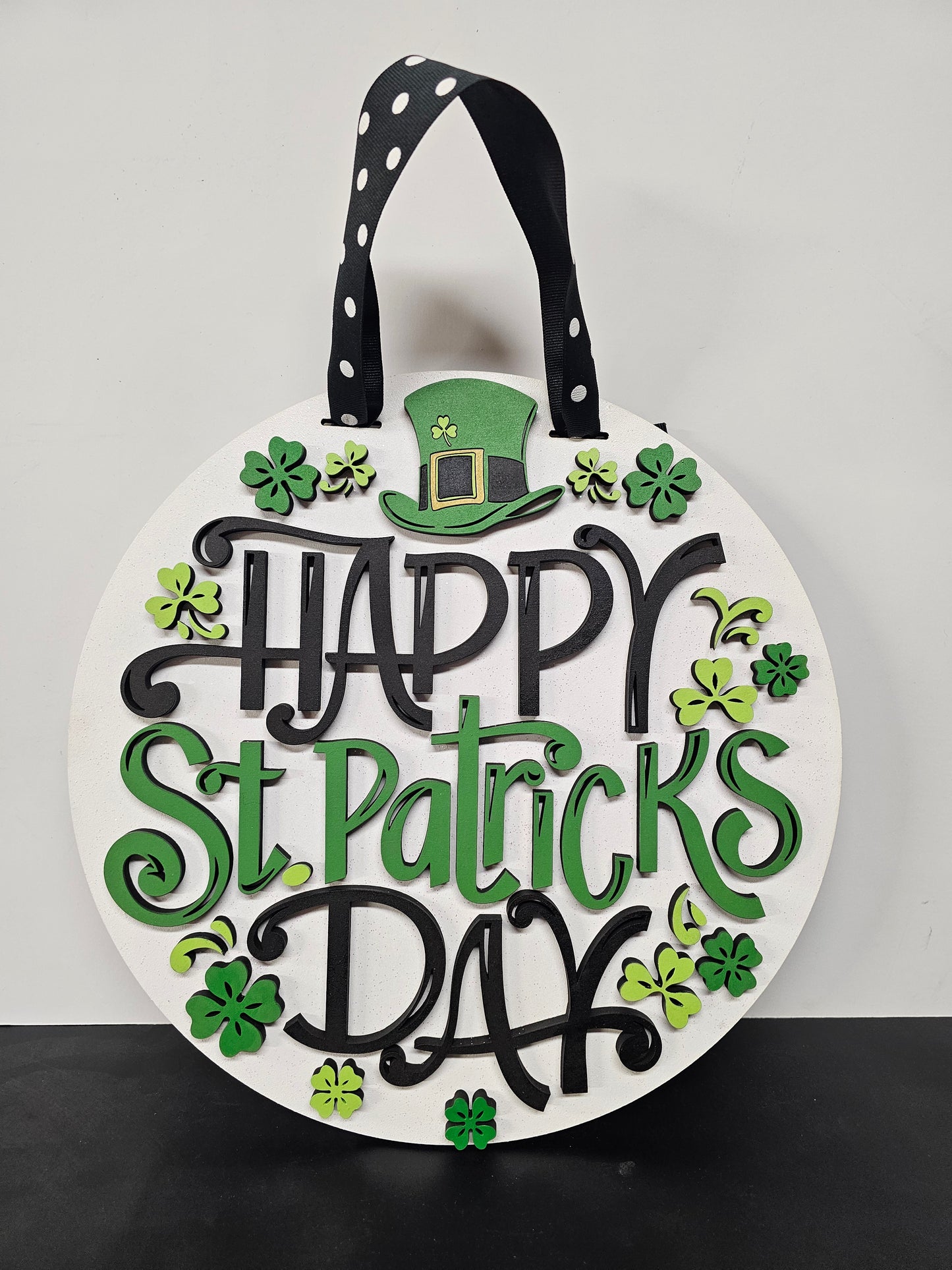 St. Patrick's day sign 12in