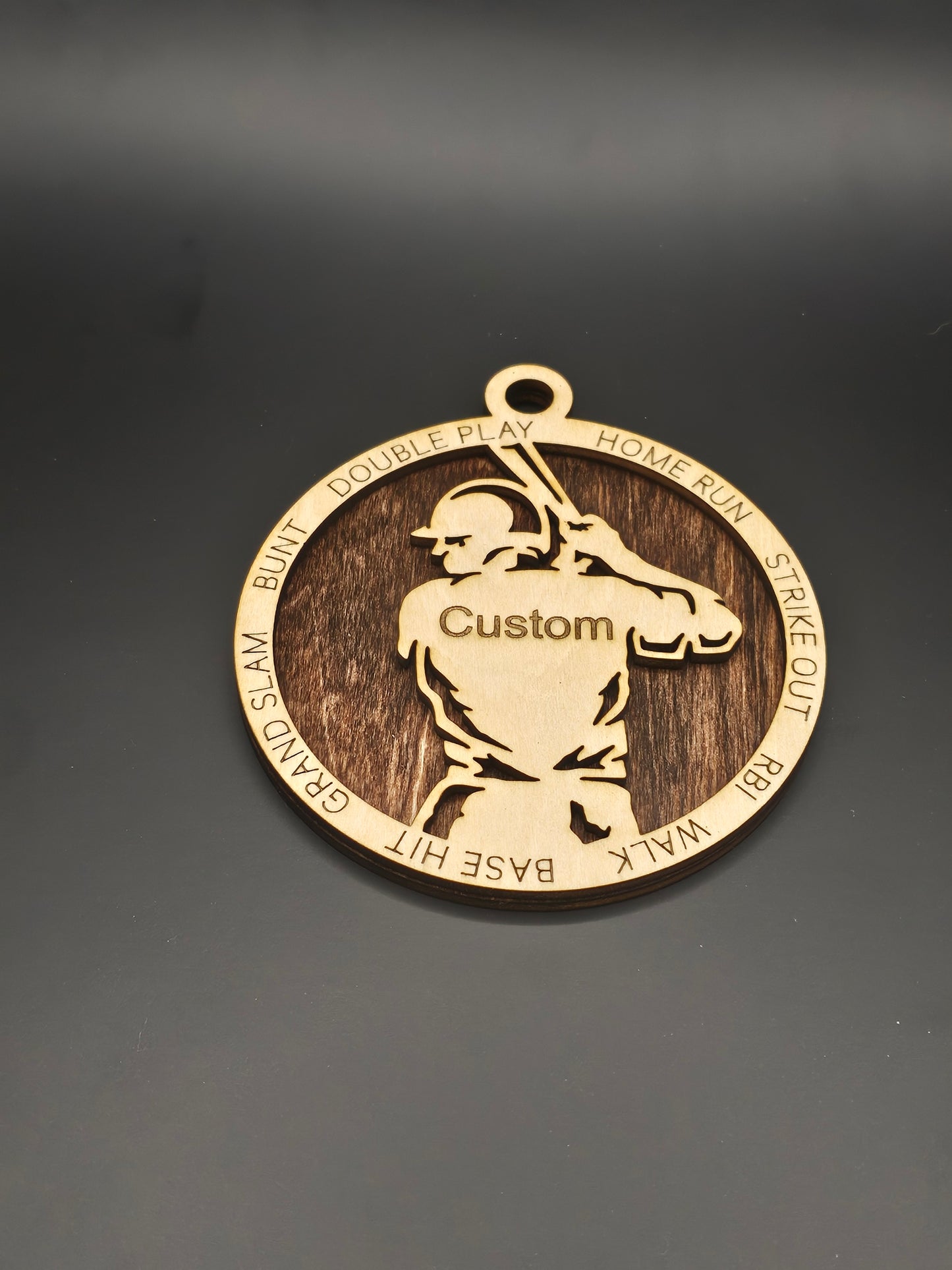 Baseball Ornament with custom text