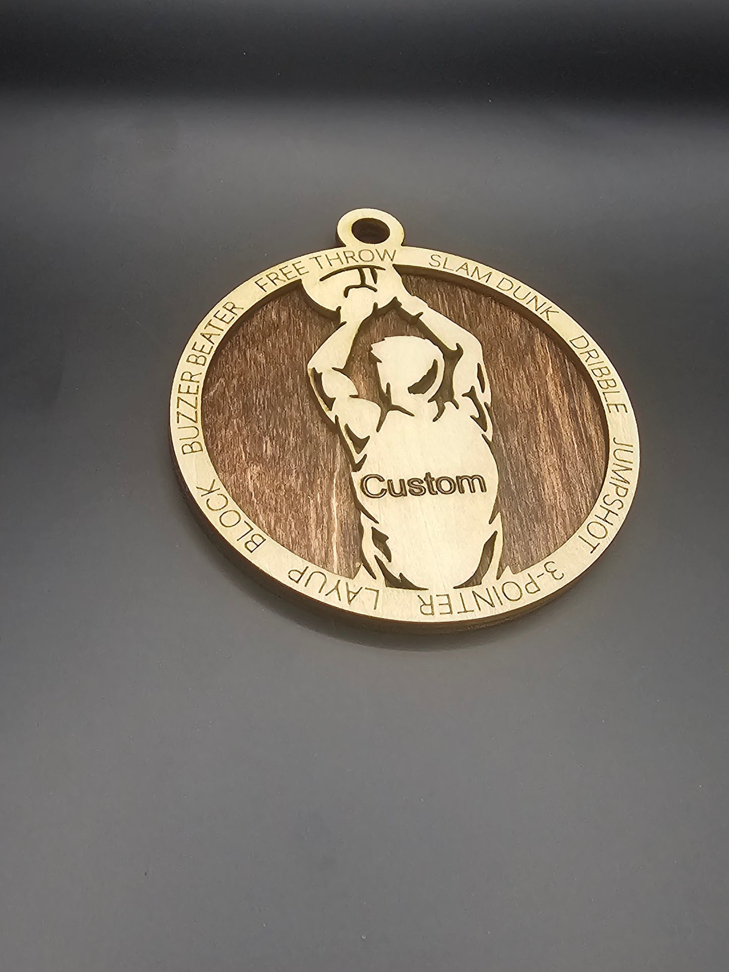 Basketball Ornament with custom text