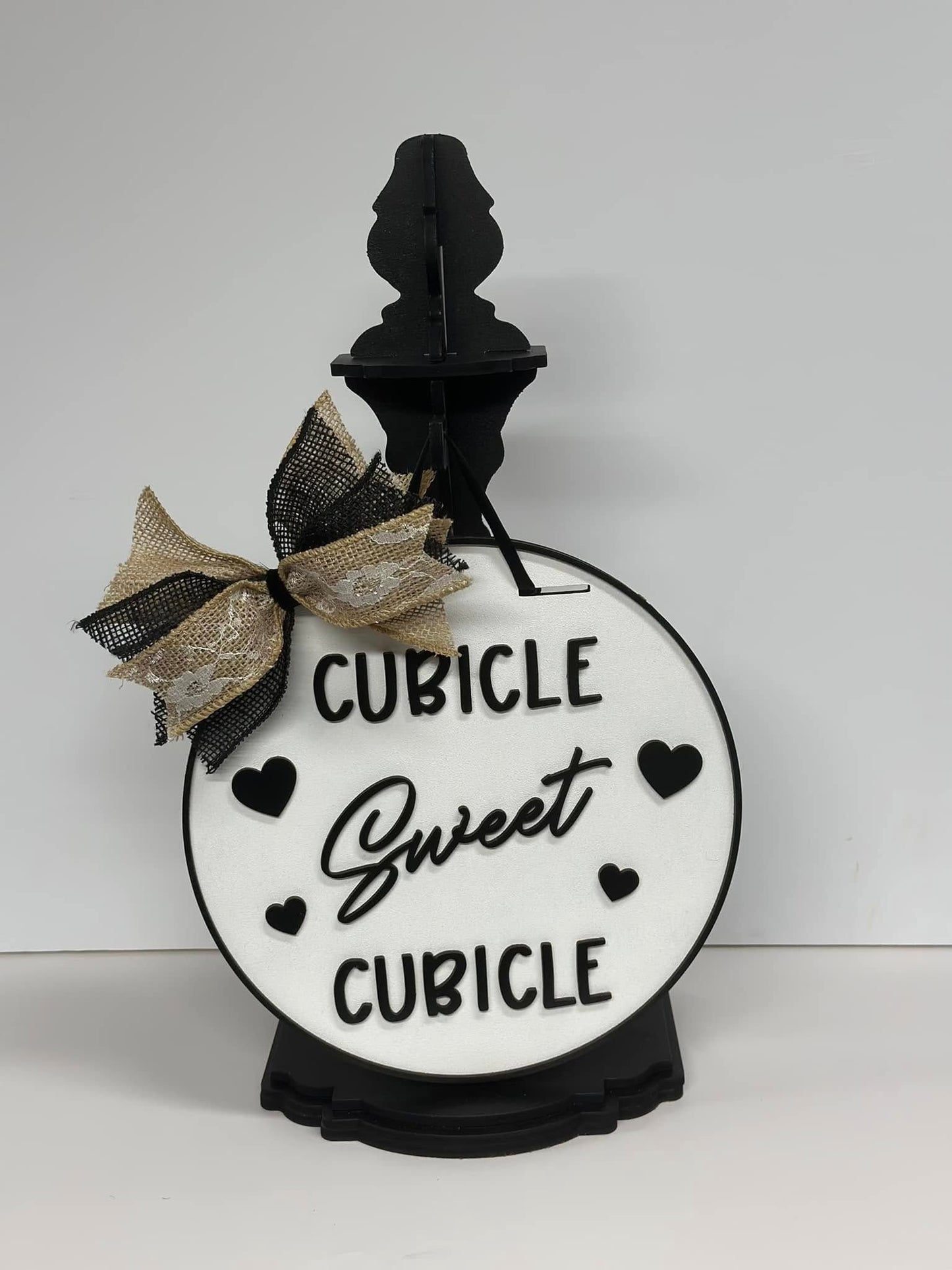 Cubicle Sweet Cubicle Sign and Stand