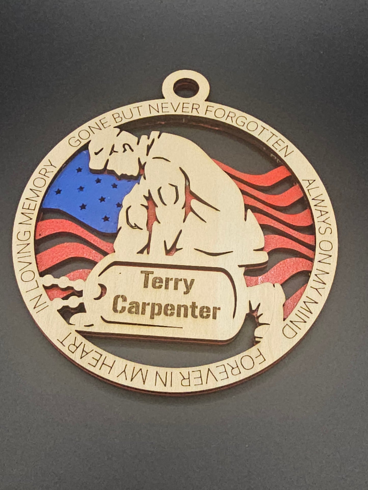 Memorial Ornament with custom text