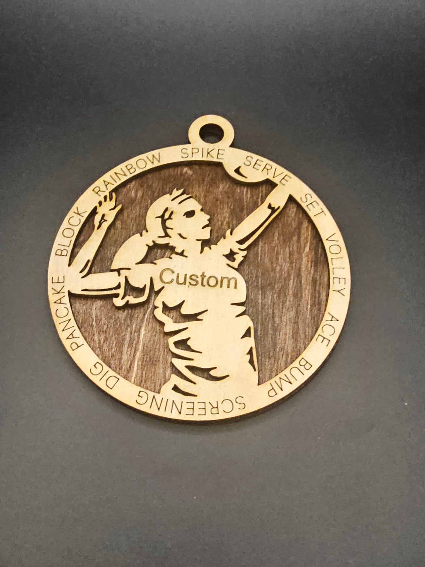 Vollyball Ornament with custom text