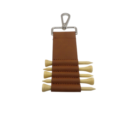 Leatherette Golf Tee Holder