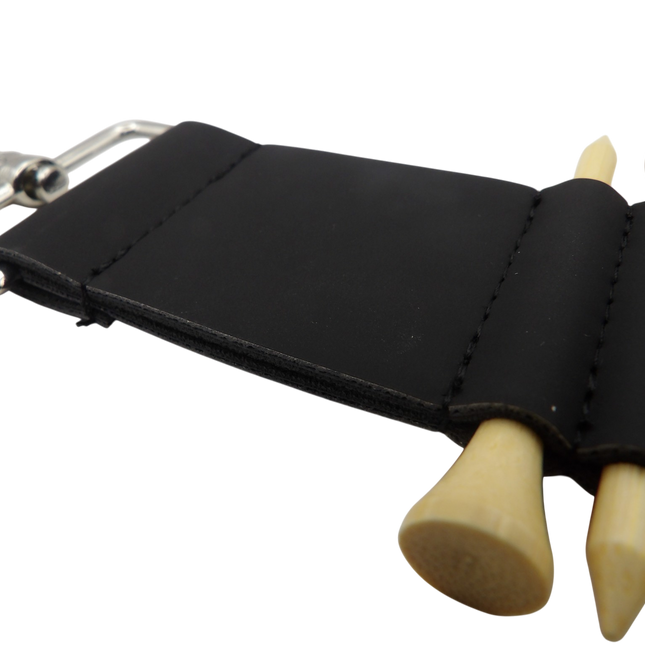 Leatherette Golf Tee Holder
