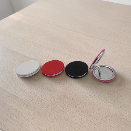 Leatherette Compact Mirror