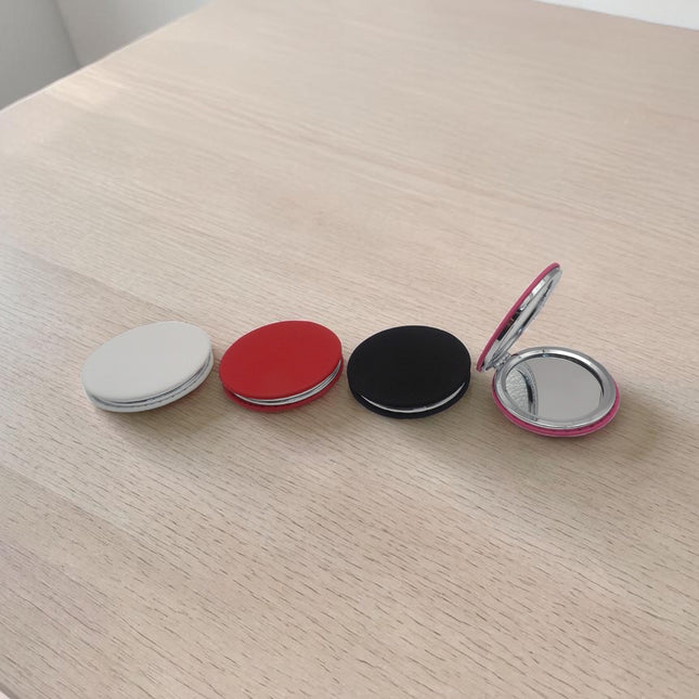 Leatherette Compact Mirror