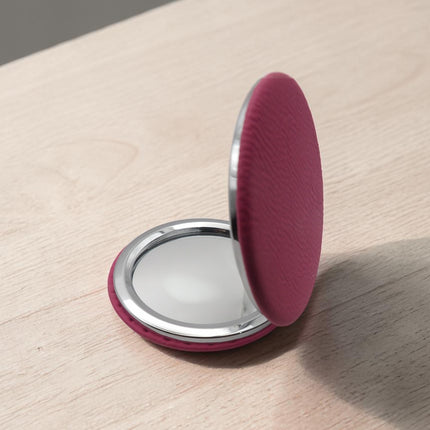 Leatherette Compact Mirror