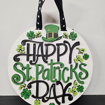 St. Patrick's day sign 12in