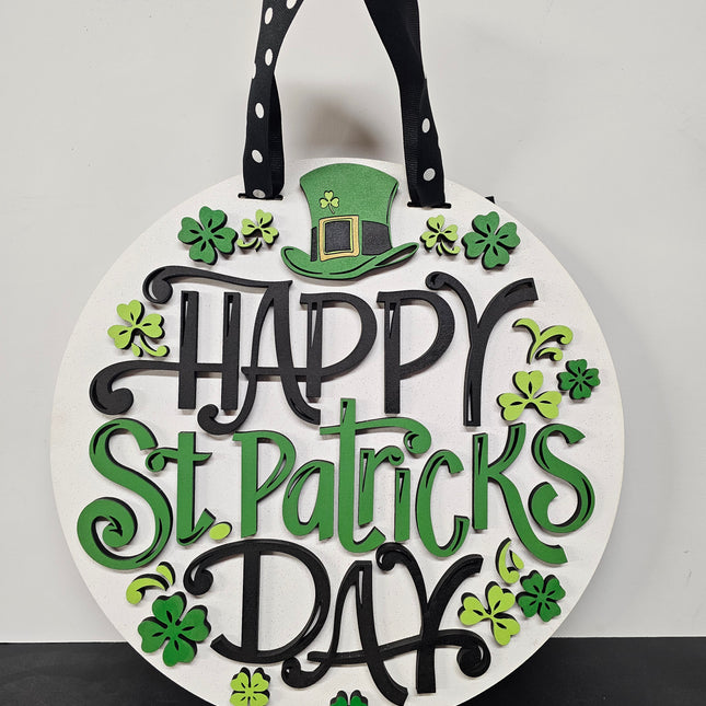 St. Patrick's day sign 12in