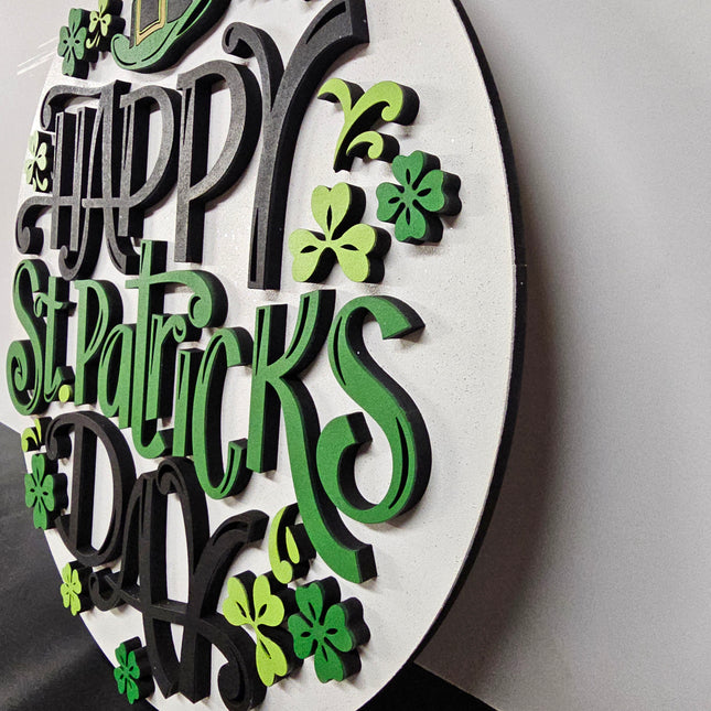 St. Patrick's day sign 12in