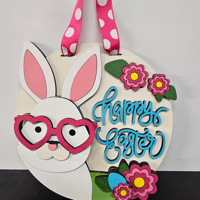 Happy Easter Bunny 10 inch sign