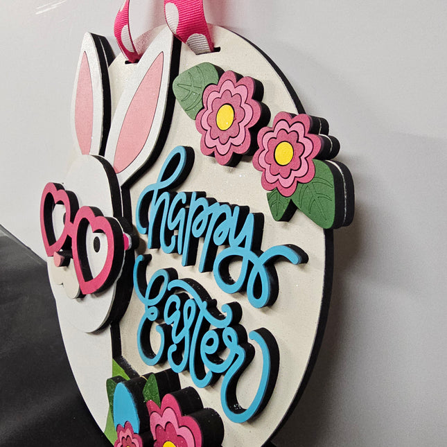 Happy Easter Bunny 10 inch sign