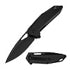 Mtech 7.75" Spring Assist Knife | Black Aluminum Handle