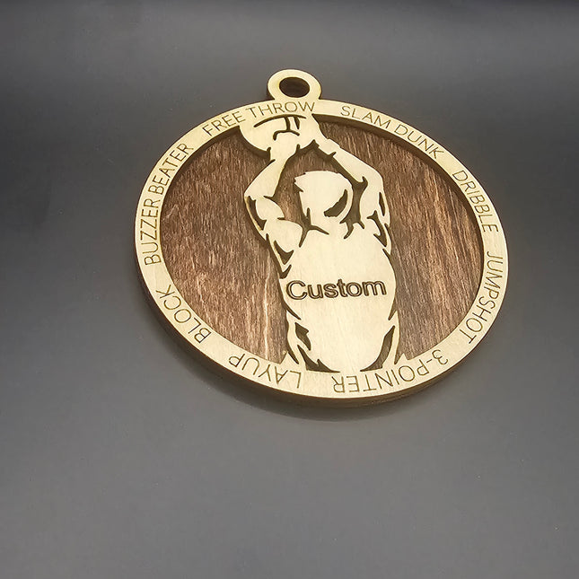 Basketball Ornament with custom text