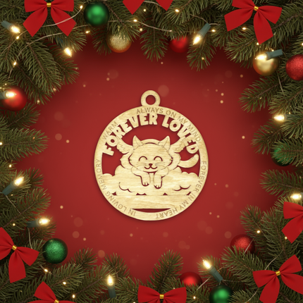 Cat Memorial Ornament