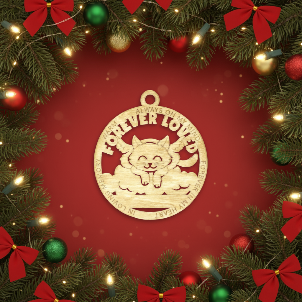 Cat Memorial Ornament