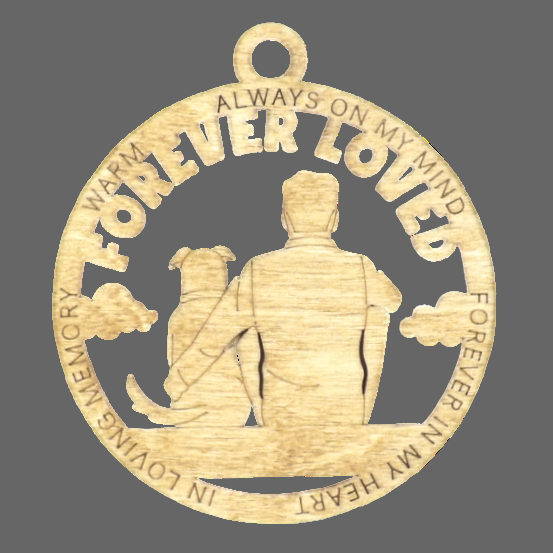 Dog Memorial Ornament