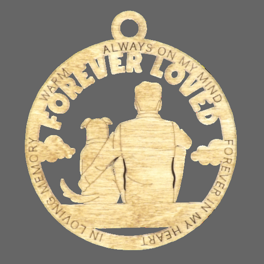 Dog Memorial Ornament