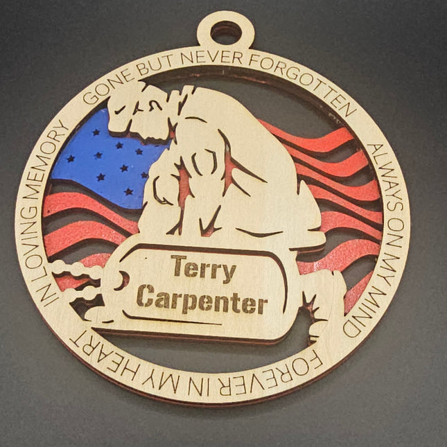 Memorial Ornament with custom text