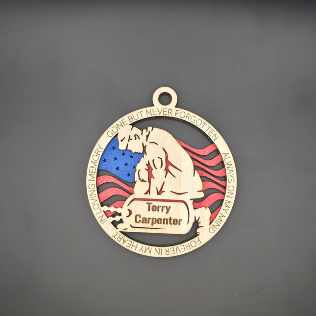 Memorial Ornament with custom text