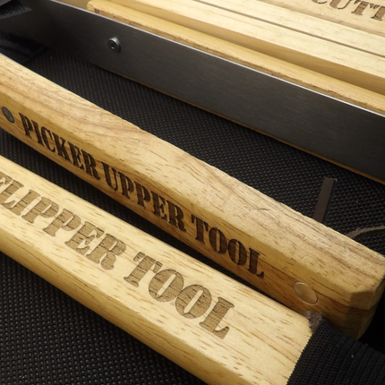 Grill Master BBQ Tool Set – Custom Engraved Wooden Box