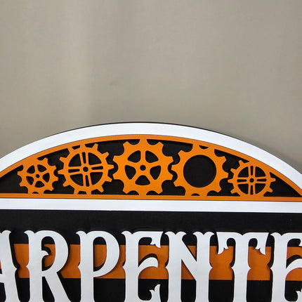 Motorcycle family name sign