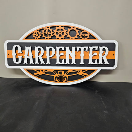 Motorcycle family name sign
